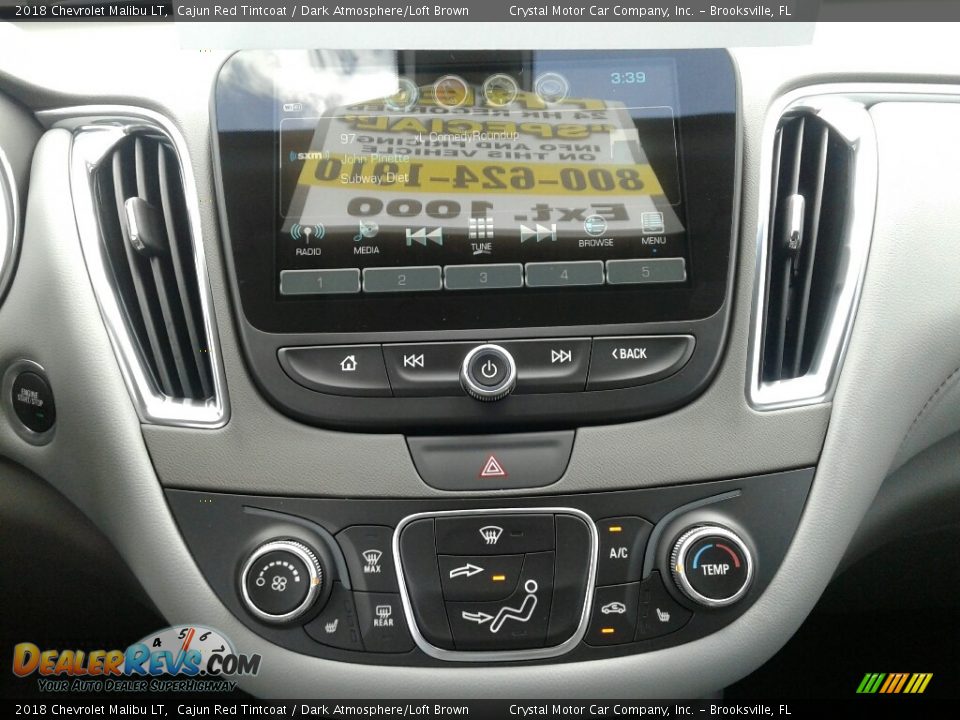 2018 Chevrolet Malibu LT Cajun Red Tintcoat / Dark Atmosphere/Loft Brown Photo #15
