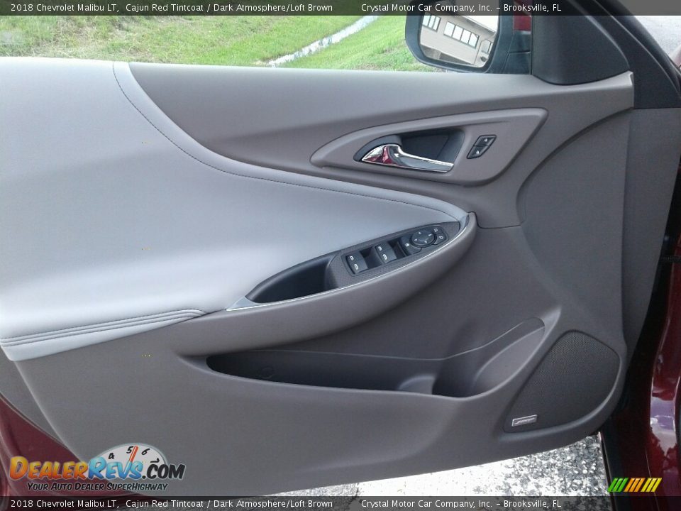 2018 Chevrolet Malibu LT Cajun Red Tintcoat / Dark Atmosphere/Loft Brown Photo #18