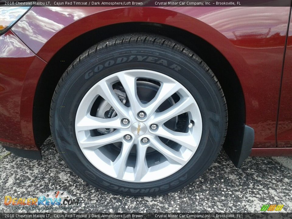 2018 Chevrolet Malibu LT Cajun Red Tintcoat / Dark Atmosphere/Loft Brown Photo #21
