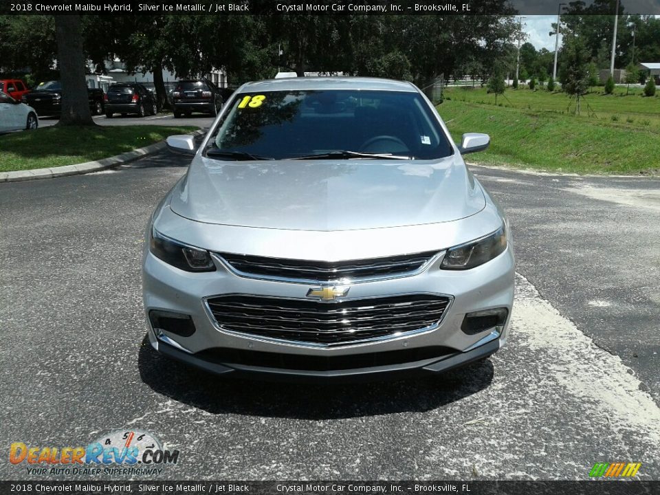 2018 Chevrolet Malibu Hybrid Silver Ice Metallic / Jet Black Photo #8