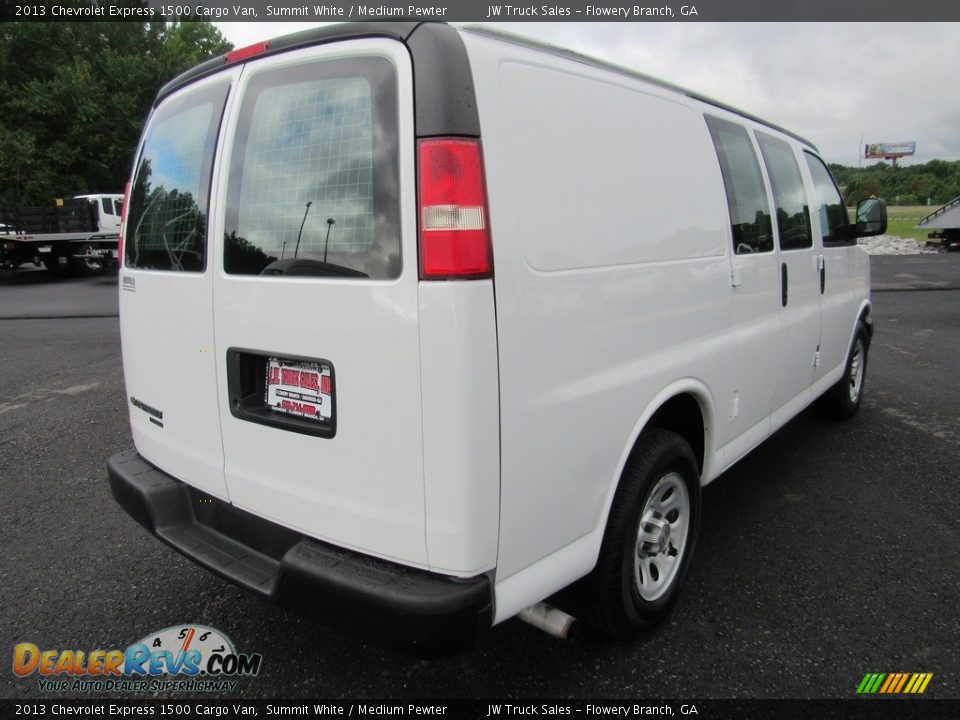2013 Chevrolet Express 1500 Cargo Van Summit White / Medium Pewter Photo #5