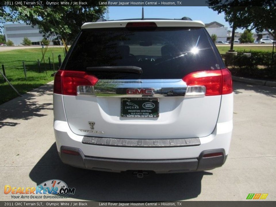 2011 GMC Terrain SLT Olympic White / Jet Black Photo #7