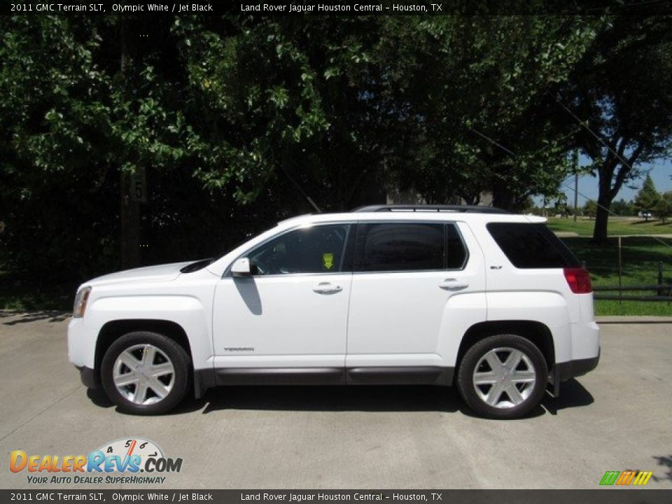 2011 GMC Terrain SLT Olympic White / Jet Black Photo #9
