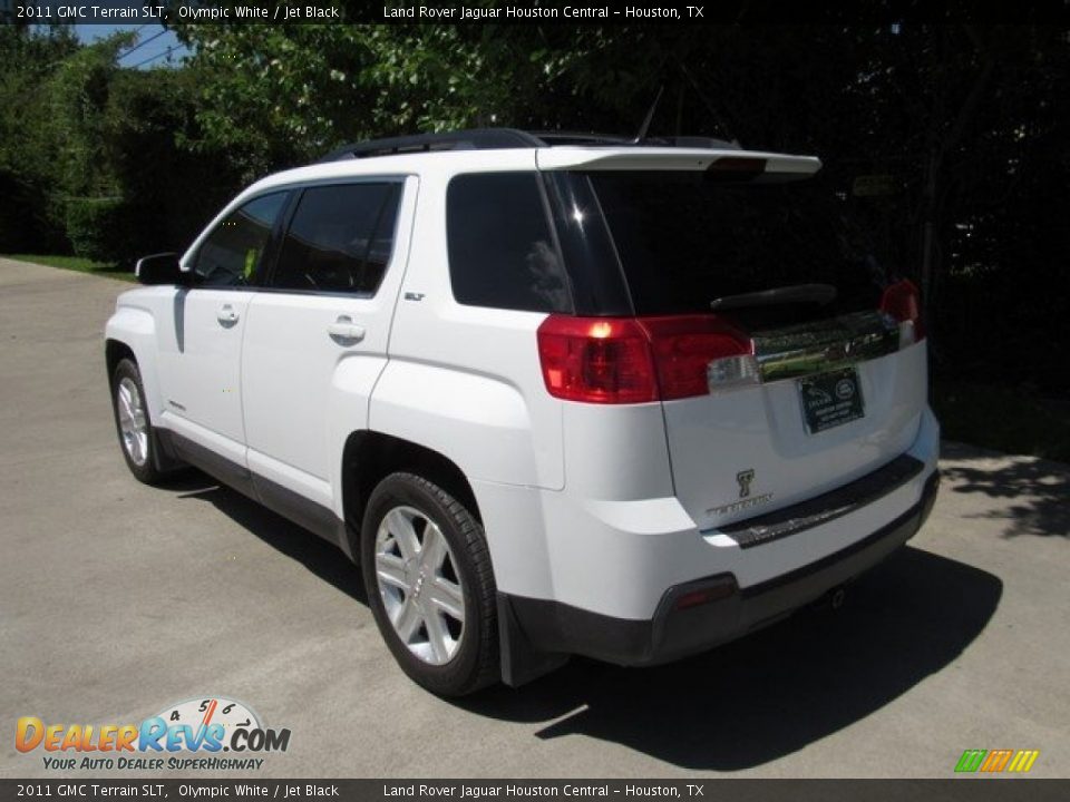 2011 GMC Terrain SLT Olympic White / Jet Black Photo #10