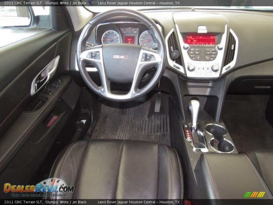2011 GMC Terrain SLT Olympic White / Jet Black Photo #12