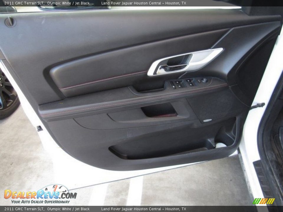 2011 GMC Terrain SLT Olympic White / Jet Black Photo #22