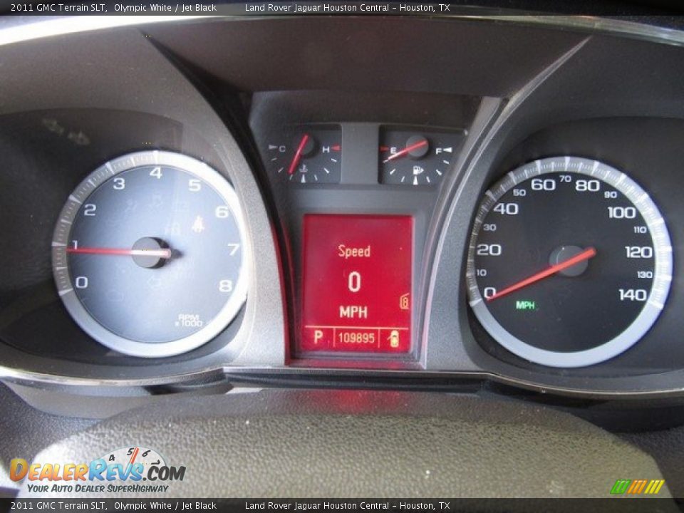 2011 GMC Terrain SLT Olympic White / Jet Black Photo #27