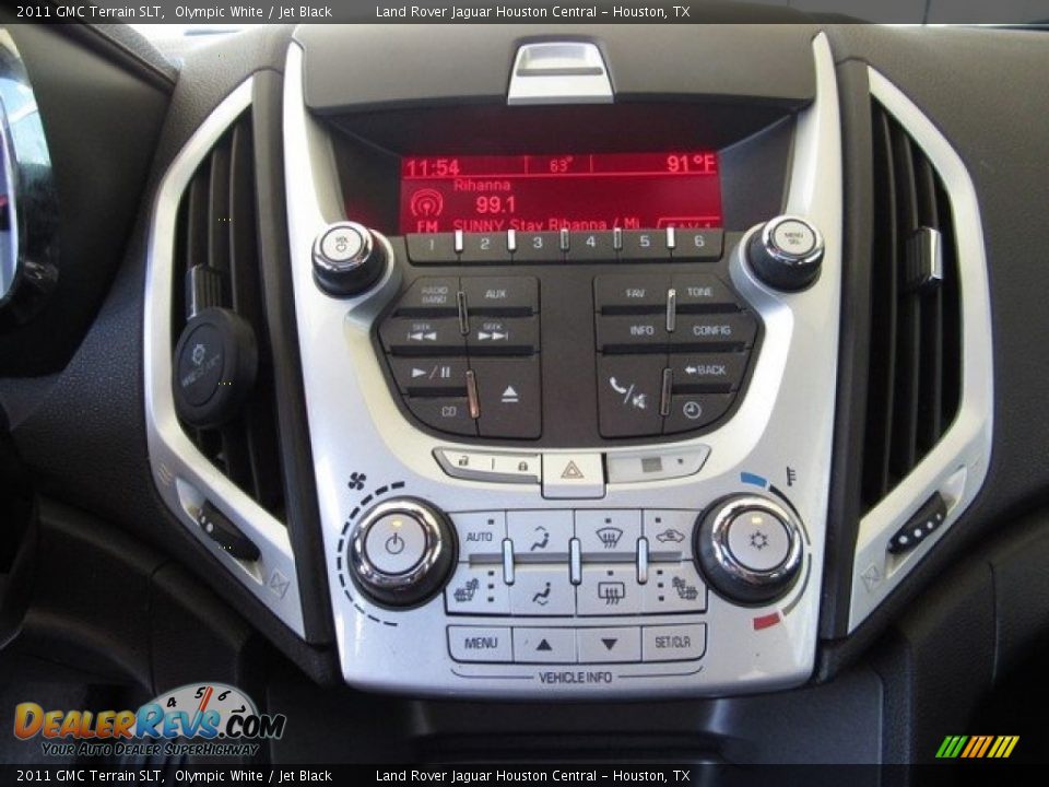 2011 GMC Terrain SLT Olympic White / Jet Black Photo #28