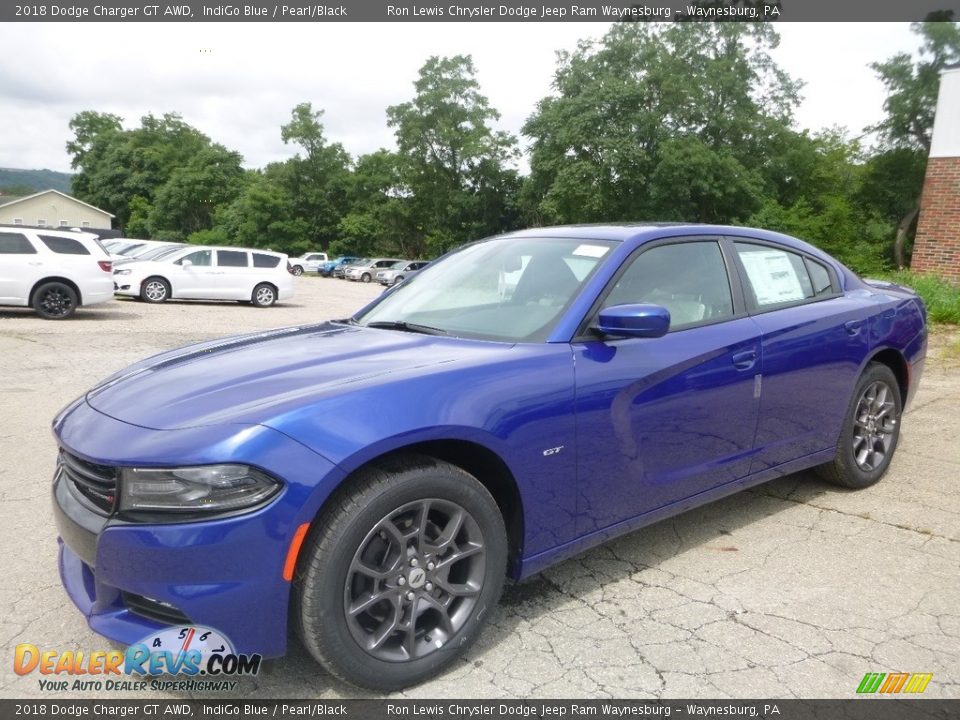 2018 Dodge Charger GT AWD IndiGo Blue / Pearl/Black Photo #1