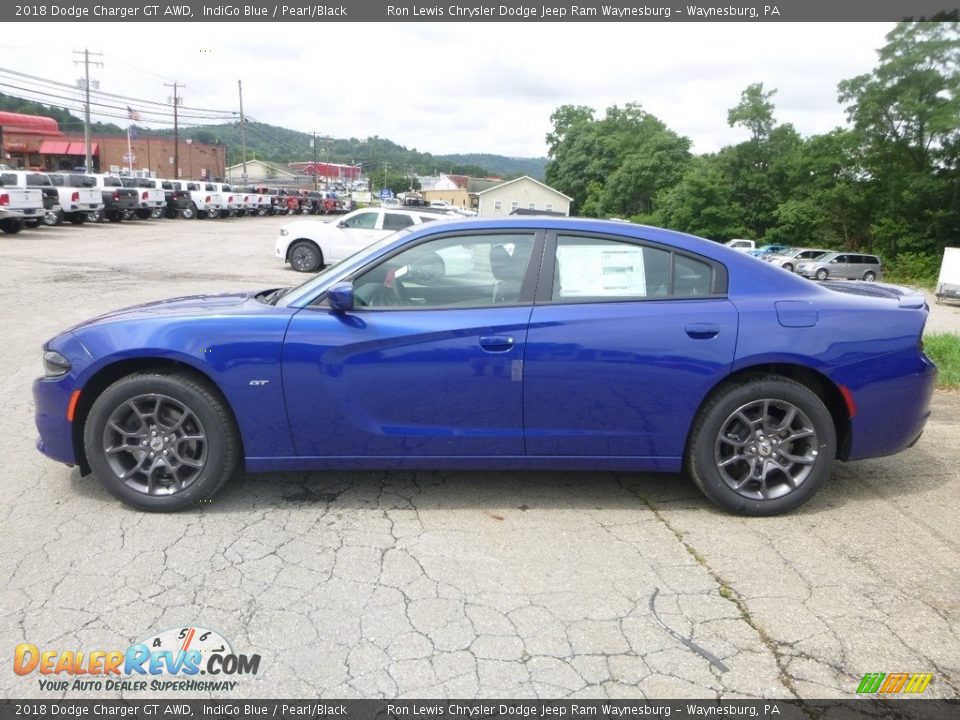 2018 Dodge Charger GT AWD IndiGo Blue / Pearl/Black Photo #2