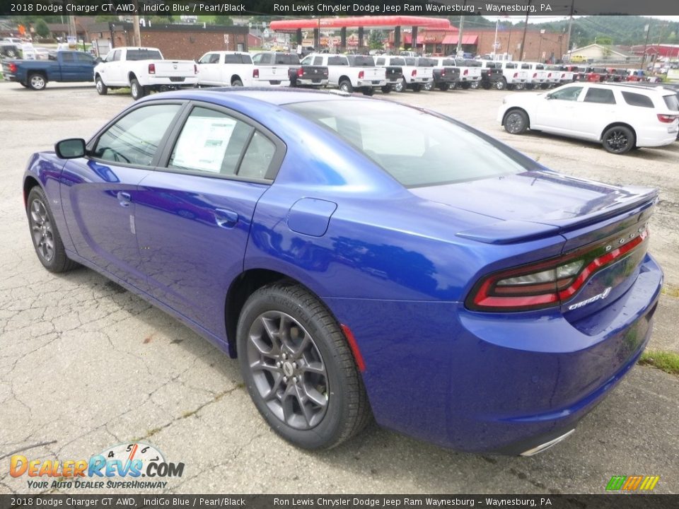 2018 Dodge Charger GT AWD IndiGo Blue / Pearl/Black Photo #3