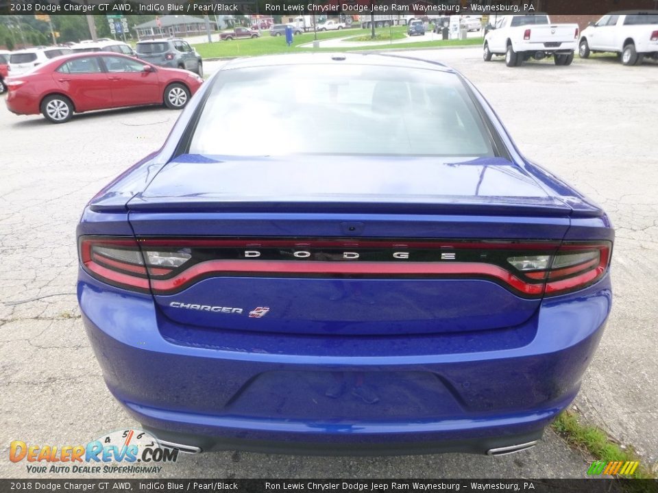 2018 Dodge Charger GT AWD IndiGo Blue / Pearl/Black Photo #4