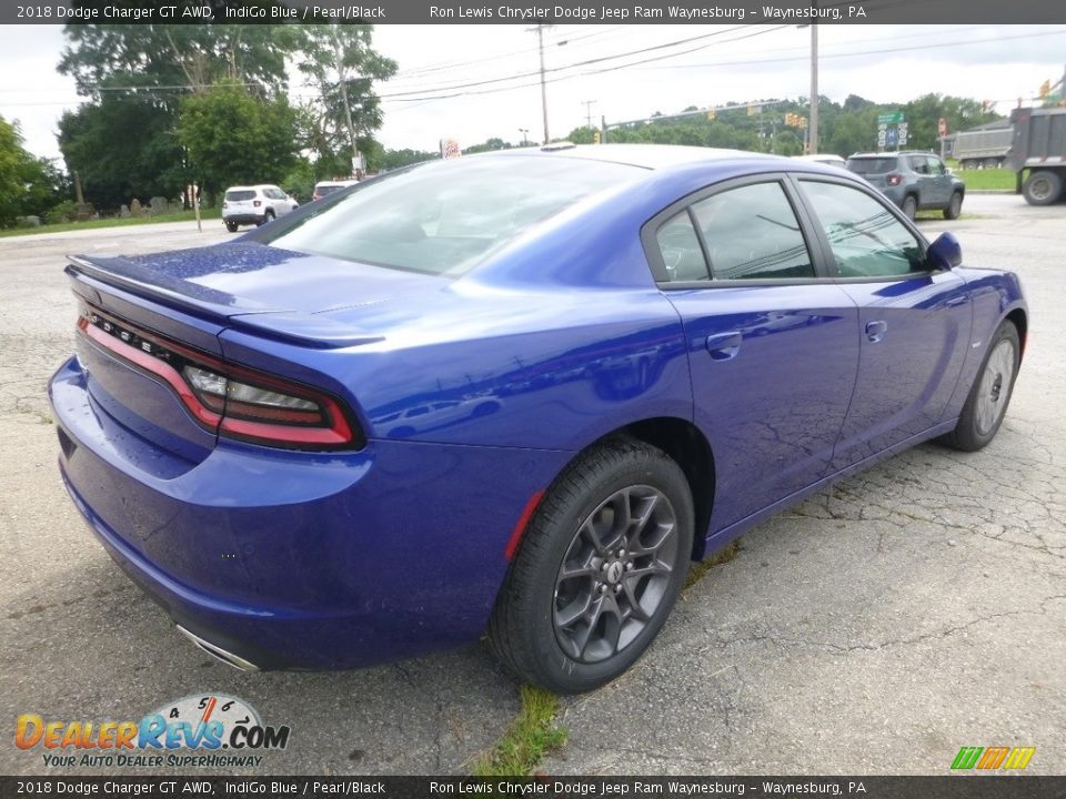 2018 Dodge Charger GT AWD IndiGo Blue / Pearl/Black Photo #5