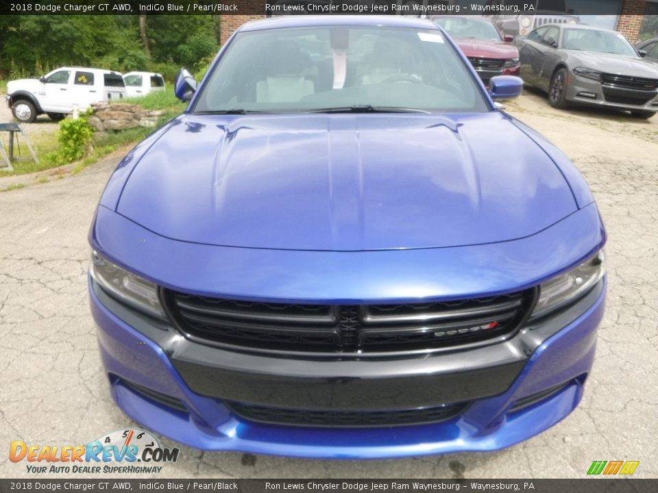2018 Dodge Charger GT AWD IndiGo Blue / Pearl/Black Photo #8