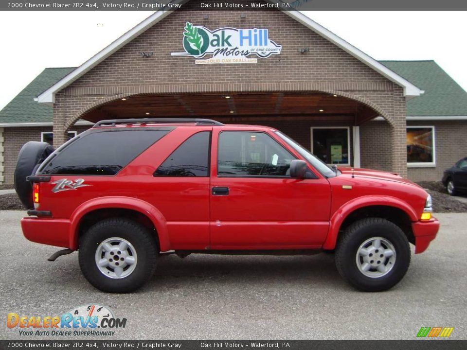 2000 Chevrolet Blazer ZR2 4x4 Victory Red / Graphite Gray Photo #1