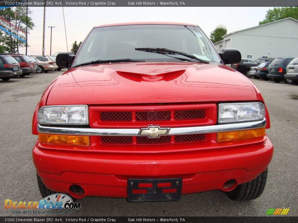 2000 Chevrolet Blazer ZR2 4x4 Victory Red / Graphite Gray Photo #4