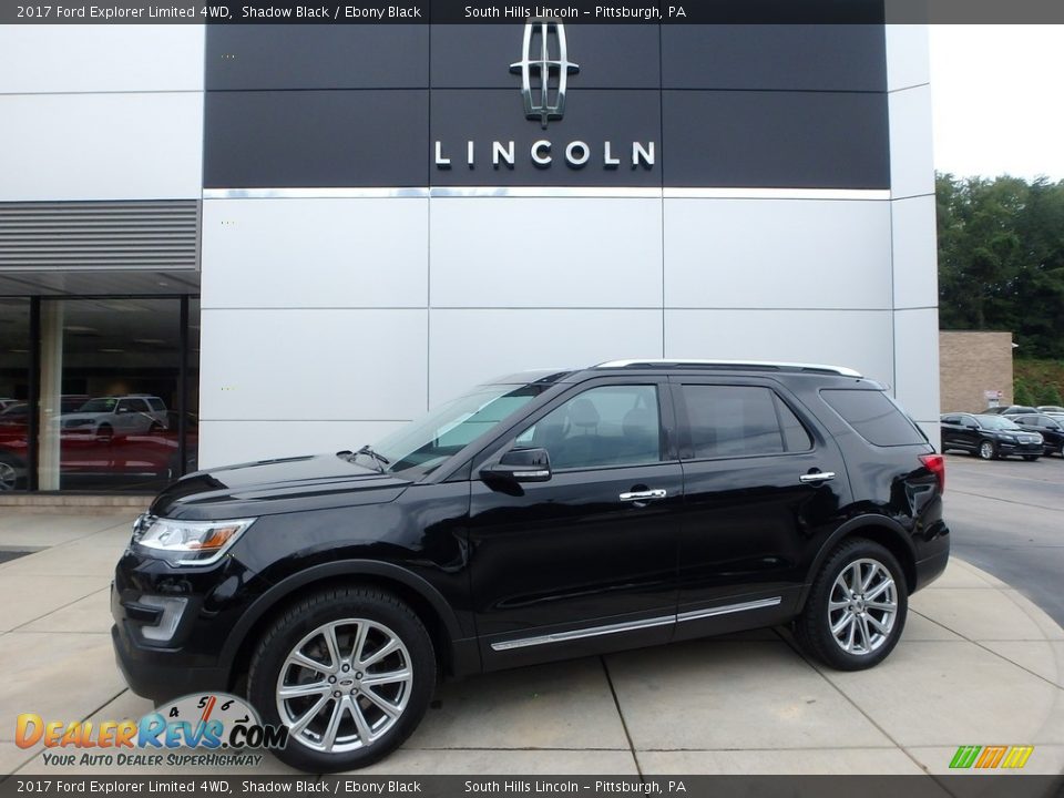 2017 Ford Explorer Limited 4WD Shadow Black / Ebony Black Photo #1