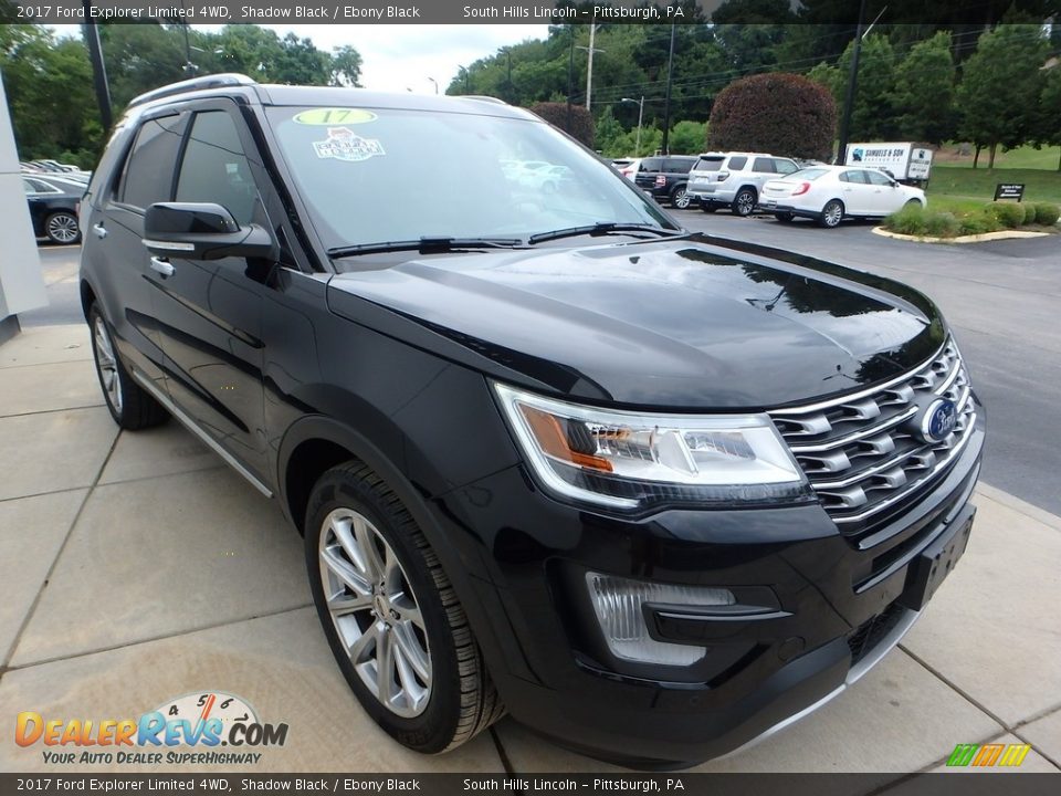 2017 Ford Explorer Limited 4WD Shadow Black / Ebony Black Photo #8