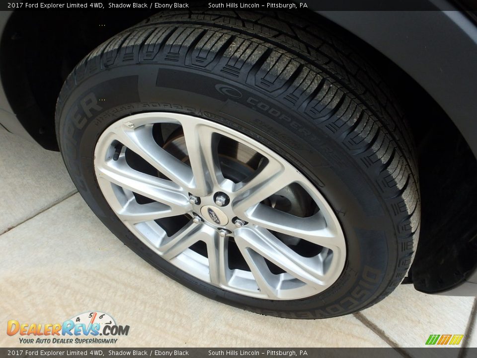 2017 Ford Explorer Limited 4WD Shadow Black / Ebony Black Photo #10