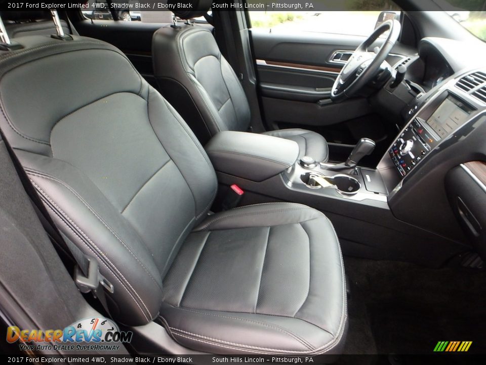 2017 Ford Explorer Limited 4WD Shadow Black / Ebony Black Photo #11