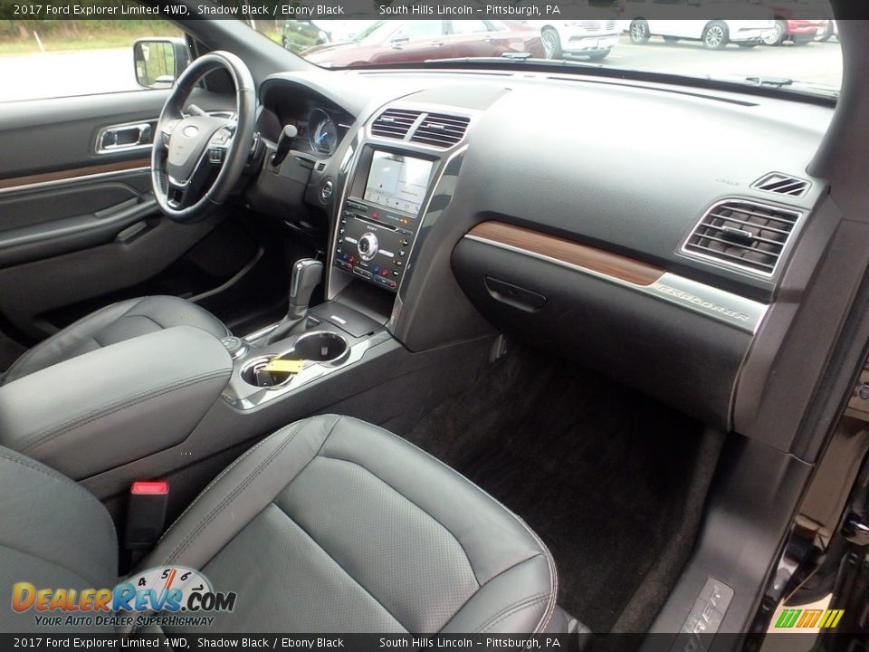 2017 Ford Explorer Limited 4WD Shadow Black / Ebony Black Photo #12
