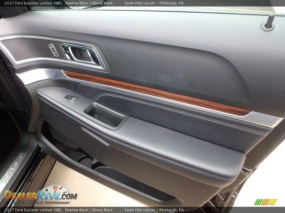 2017 Ford Explorer Limited 4WD Shadow Black / Ebony Black Photo #13