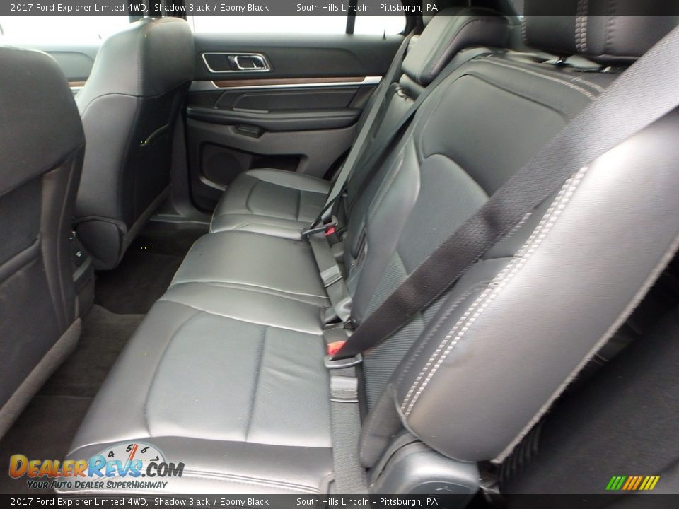 2017 Ford Explorer Limited 4WD Shadow Black / Ebony Black Photo #17