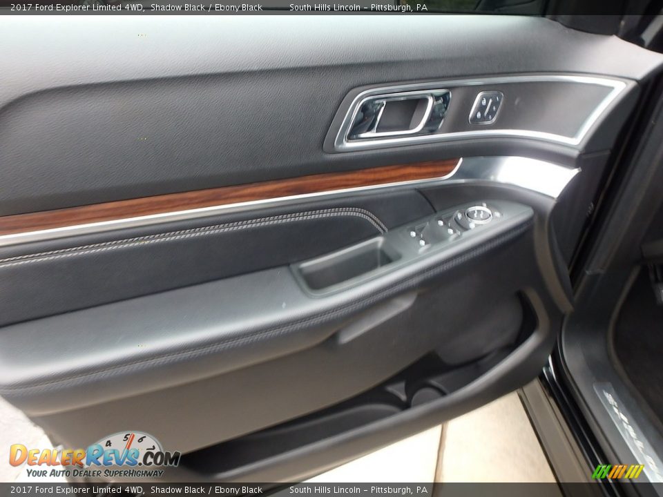 2017 Ford Explorer Limited 4WD Shadow Black / Ebony Black Photo #19