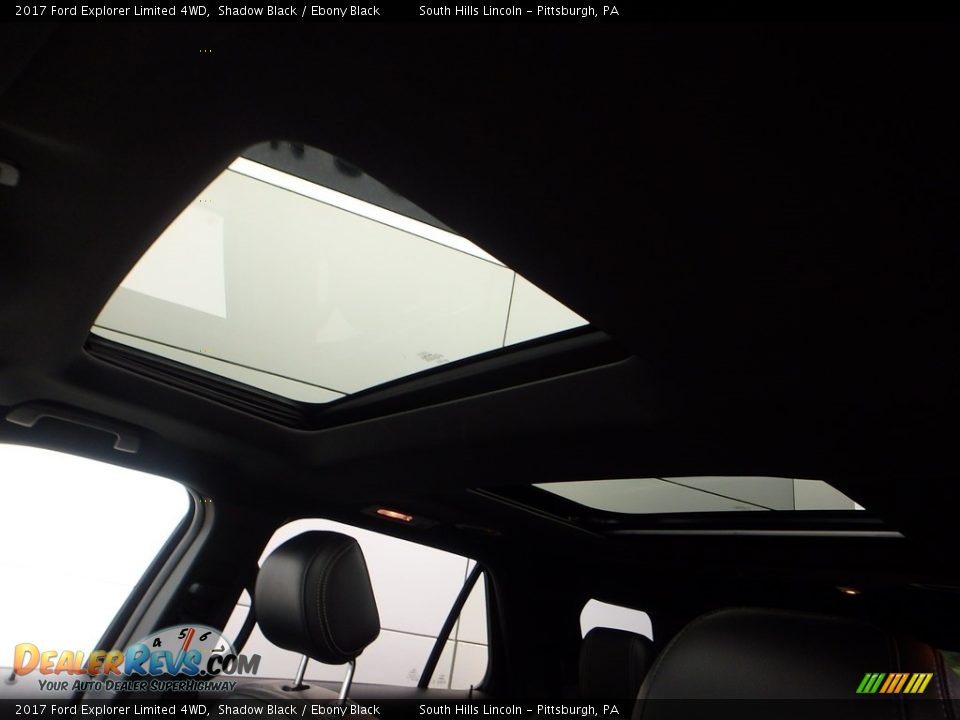 2017 Ford Explorer Limited 4WD Shadow Black / Ebony Black Photo #20