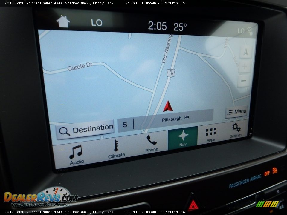 2017 Ford Explorer Limited 4WD Shadow Black / Ebony Black Photo #21