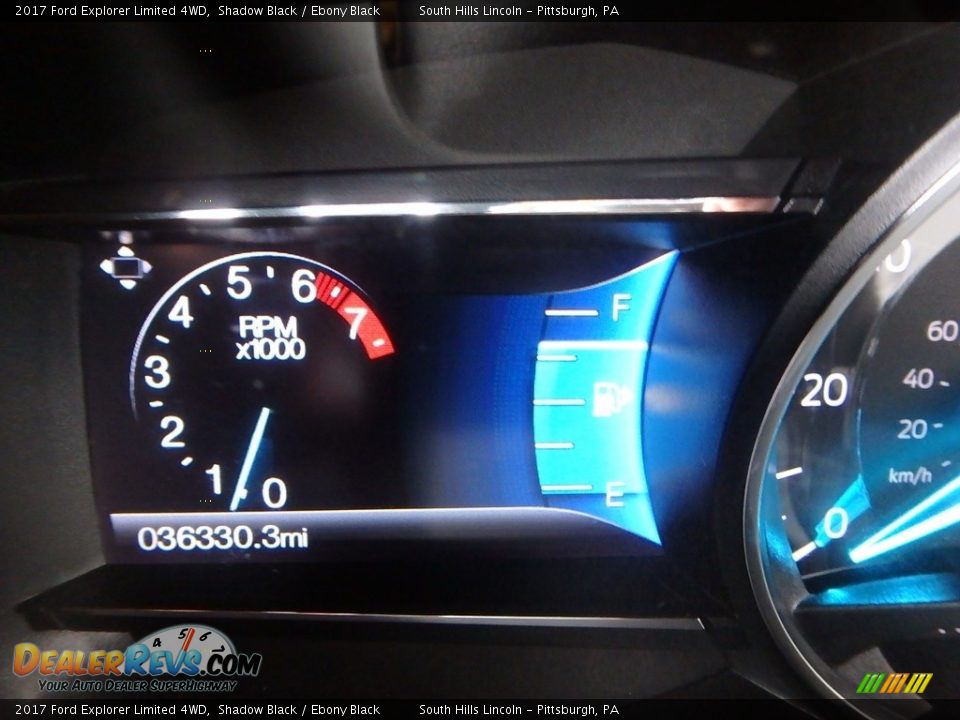 2017 Ford Explorer Limited 4WD Shadow Black / Ebony Black Photo #24