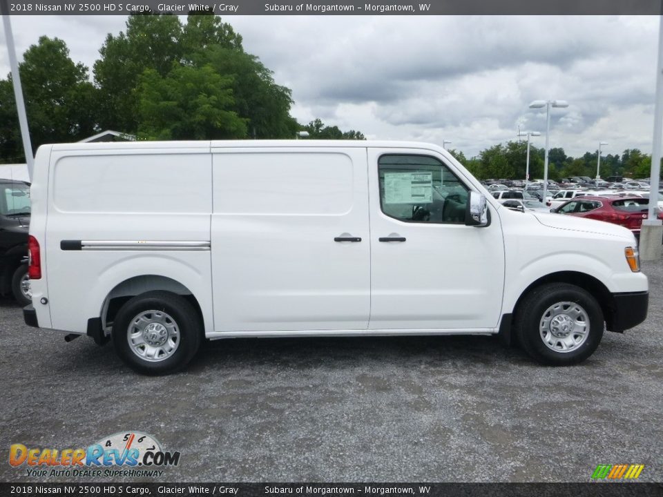 2018 Nissan NV 2500 HD S Cargo Glacier White / Gray Photo #3