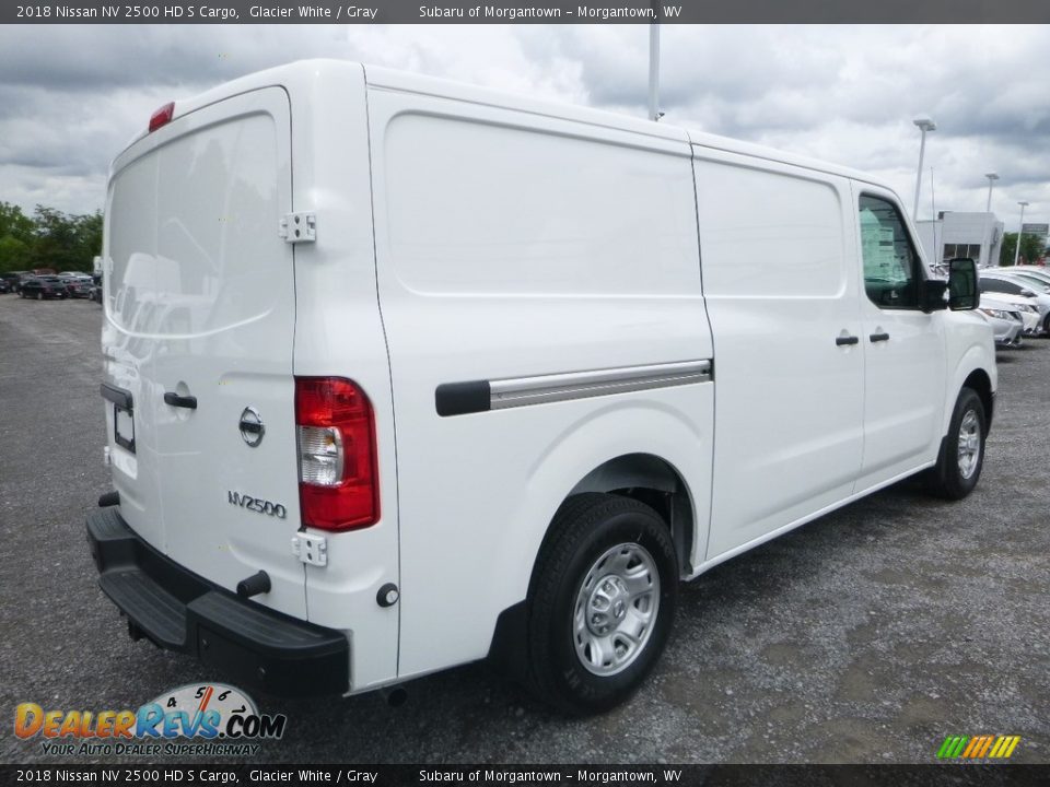 2018 Nissan NV 2500 HD S Cargo Glacier White / Gray Photo #4