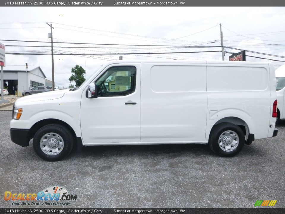 2018 Nissan NV 2500 HD S Cargo Glacier White / Gray Photo #7