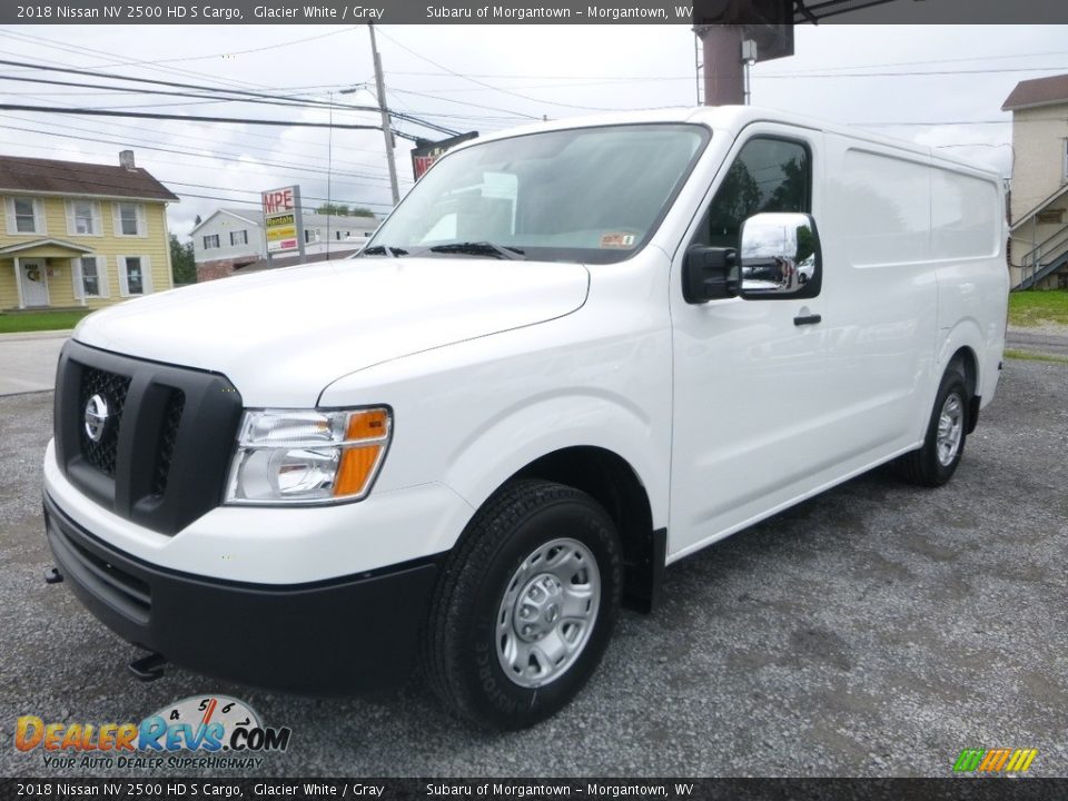 2018 Nissan NV 2500 HD S Cargo Glacier White / Gray Photo #8