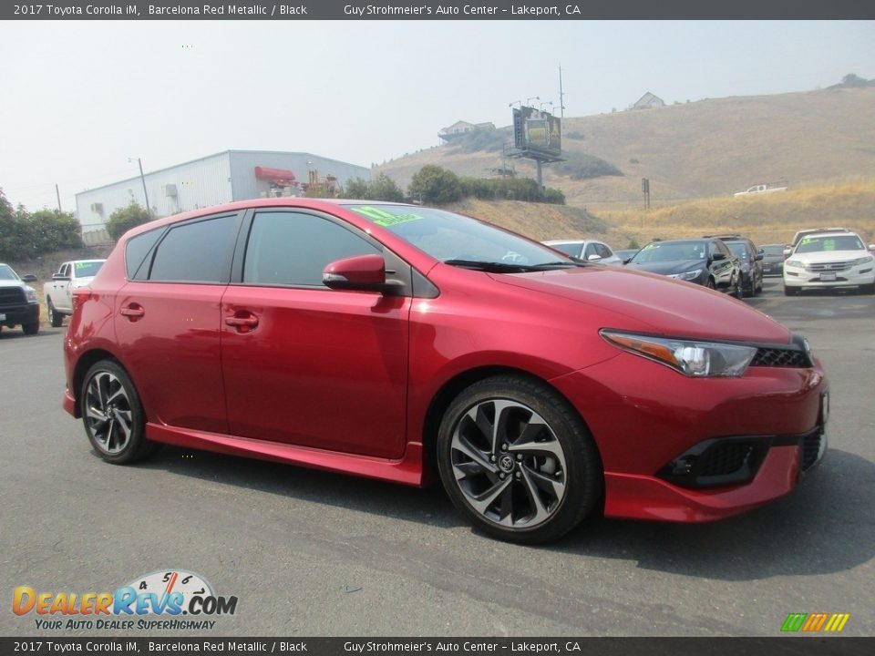 2017 Toyota Corolla iM Barcelona Red Metallic / Black Photo #1