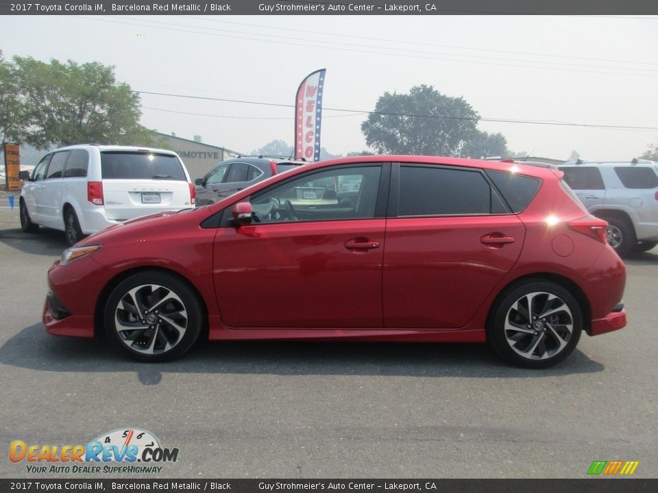2017 Toyota Corolla iM Barcelona Red Metallic / Black Photo #4