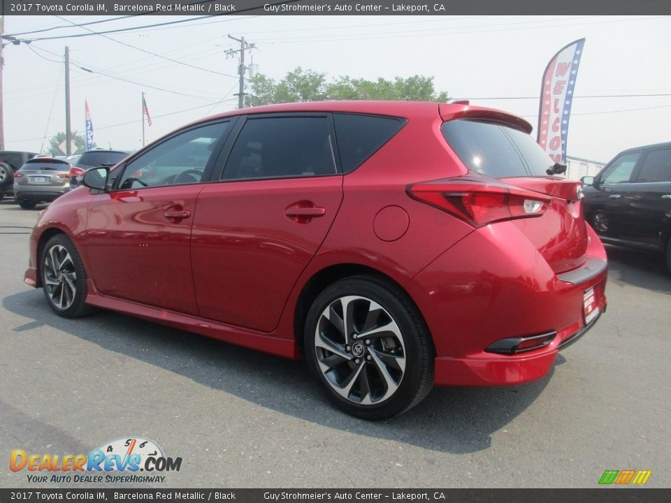 2017 Toyota Corolla iM Barcelona Red Metallic / Black Photo #5