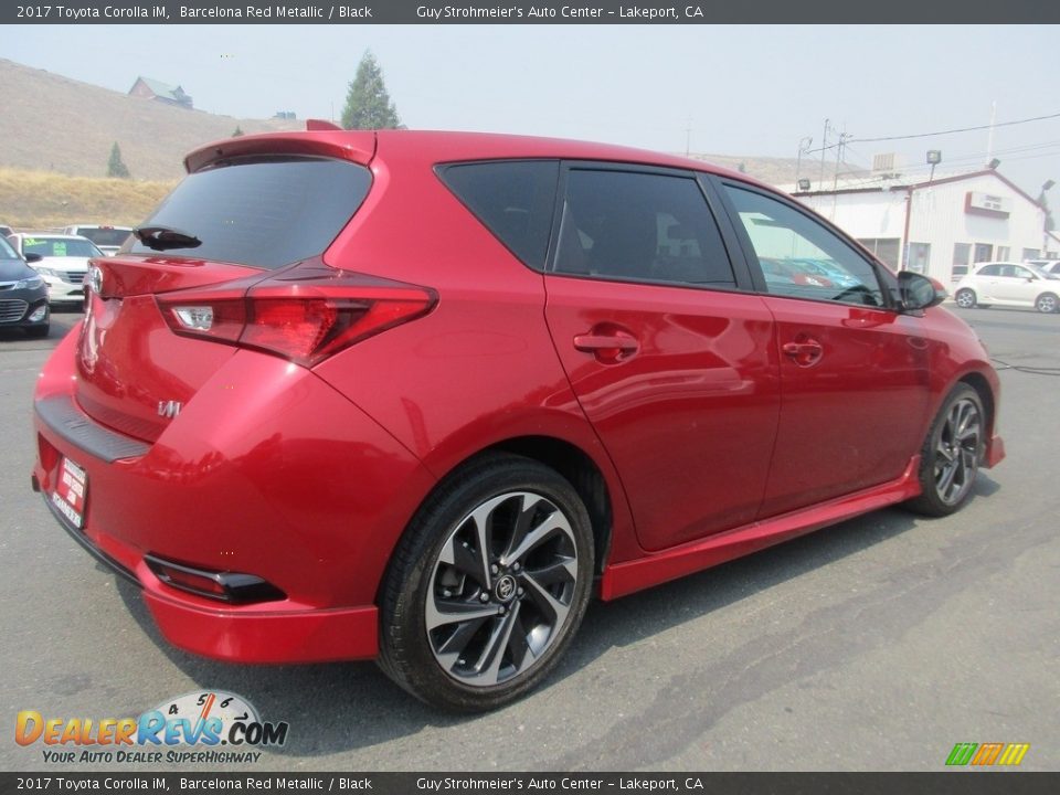2017 Toyota Corolla iM Barcelona Red Metallic / Black Photo #7