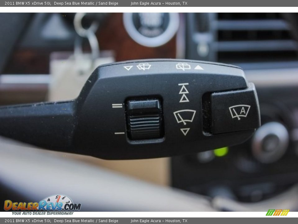 2011 BMW X5 xDrive 50i Deep Sea Blue Metallic / Sand Beige Photo #35