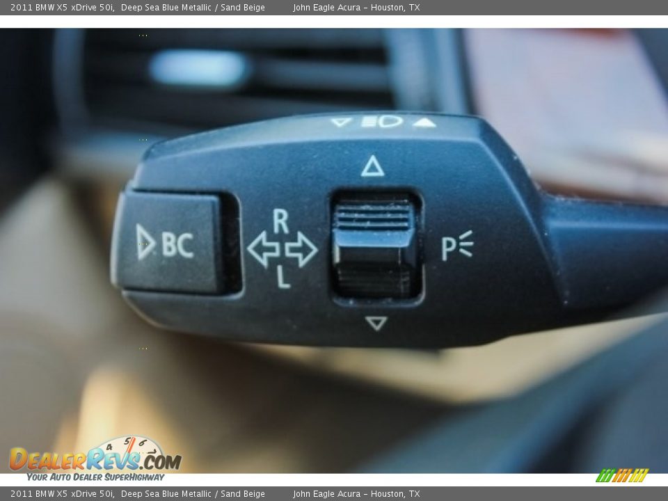 2011 BMW X5 xDrive 50i Deep Sea Blue Metallic / Sand Beige Photo #36