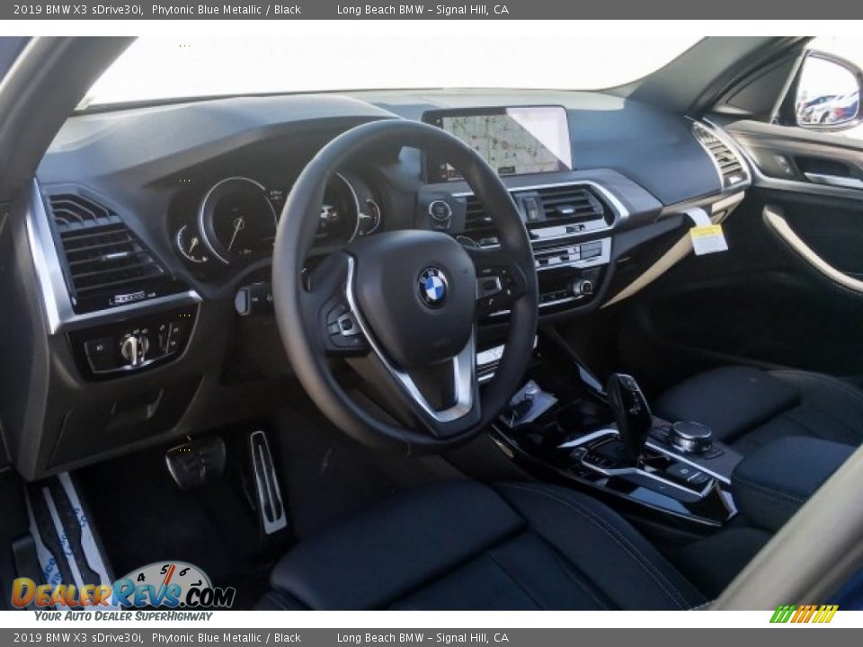 2019 BMW X3 sDrive30i Phytonic Blue Metallic / Black Photo #4