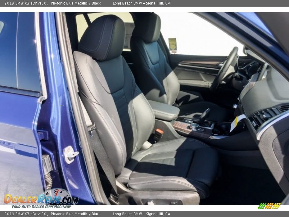 2019 BMW X3 sDrive30i Phytonic Blue Metallic / Black Photo #5