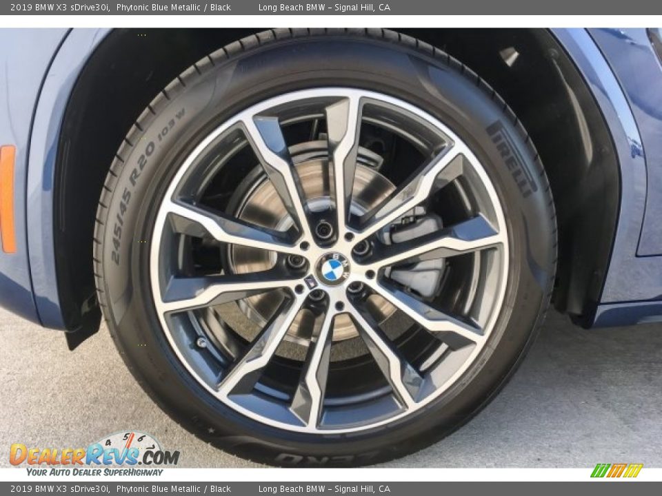 2019 BMW X3 sDrive30i Phytonic Blue Metallic / Black Photo #10