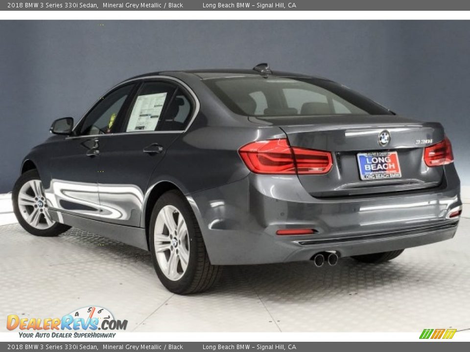 2018 BMW 3 Series 330i Sedan Mineral Grey Metallic / Black Photo #2