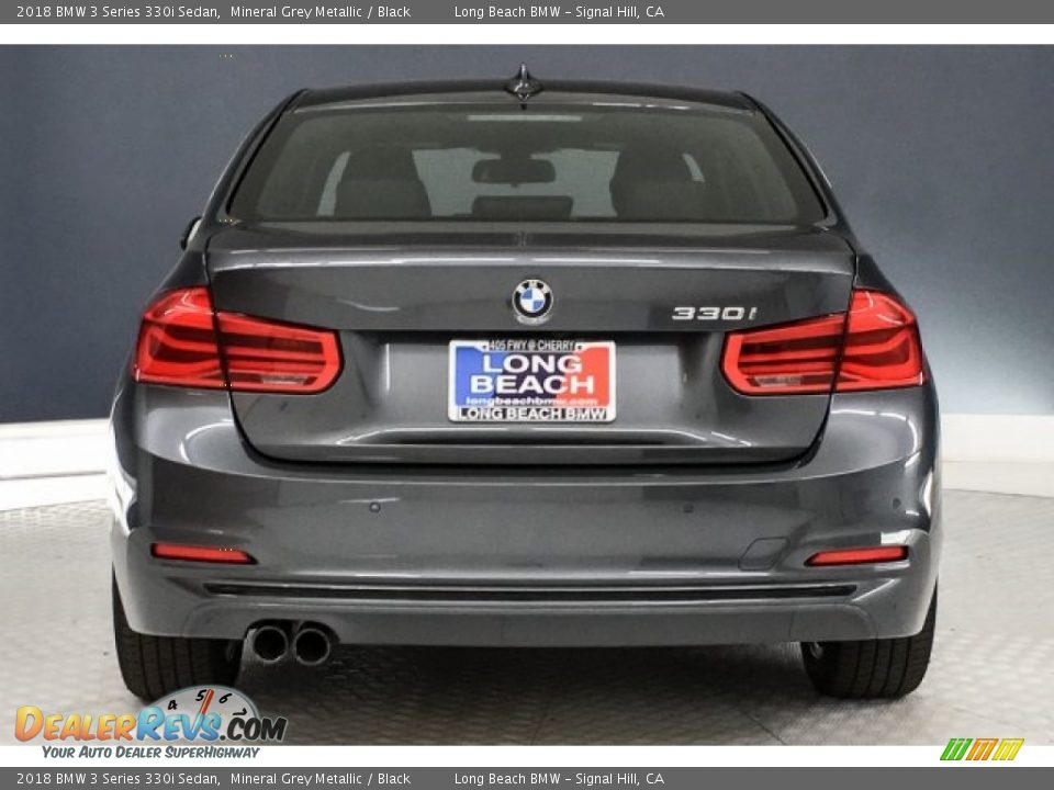 2018 BMW 3 Series 330i Sedan Mineral Grey Metallic / Black Photo #3