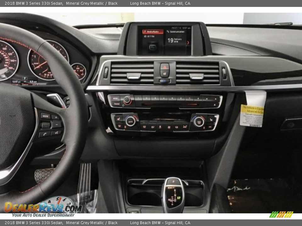 2018 BMW 3 Series 330i Sedan Mineral Grey Metallic / Black Photo #6