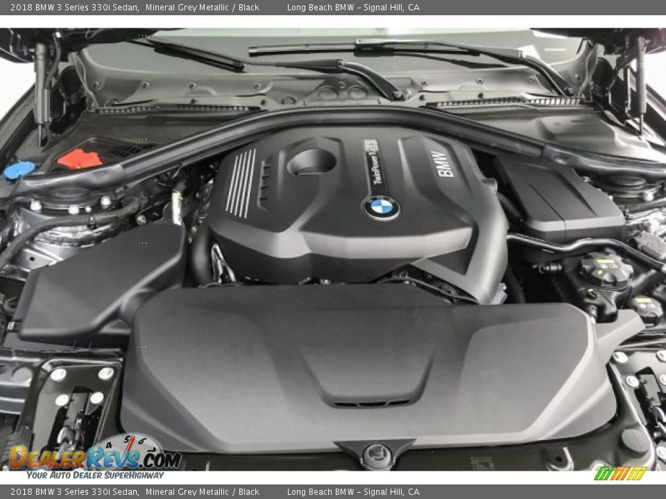 2018 BMW 3 Series 330i Sedan Mineral Grey Metallic / Black Photo #8