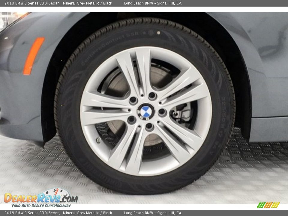 2018 BMW 3 Series 330i Sedan Mineral Grey Metallic / Black Photo #9