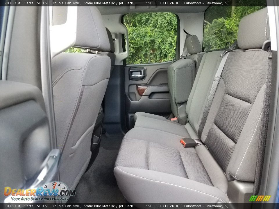2018 GMC Sierra 1500 SLE Double Cab 4WD Stone Blue Metallic / Jet Black Photo #3